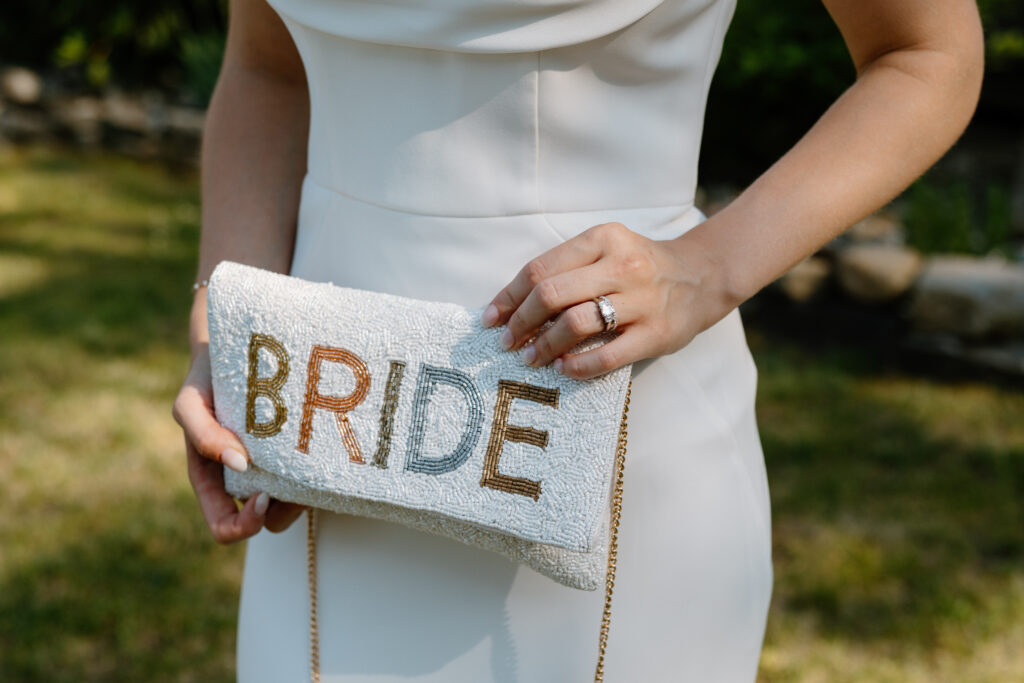 Bride Purse detail