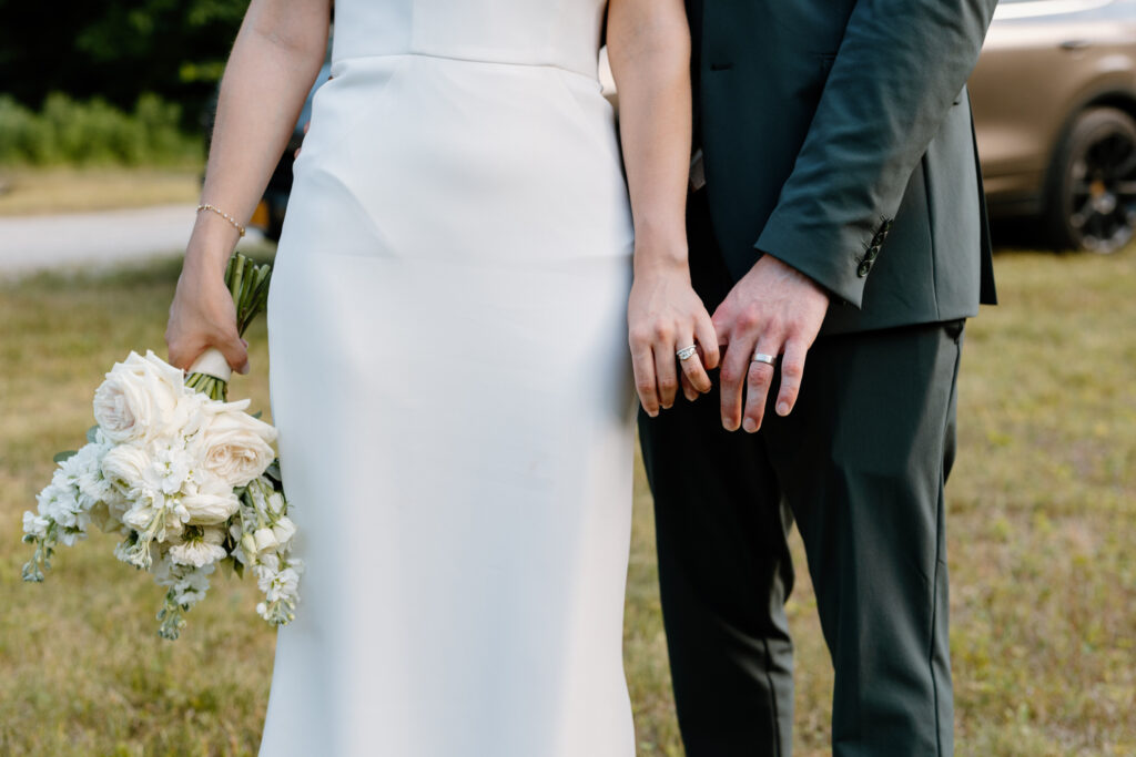 ring detail image. Adirondack wedding