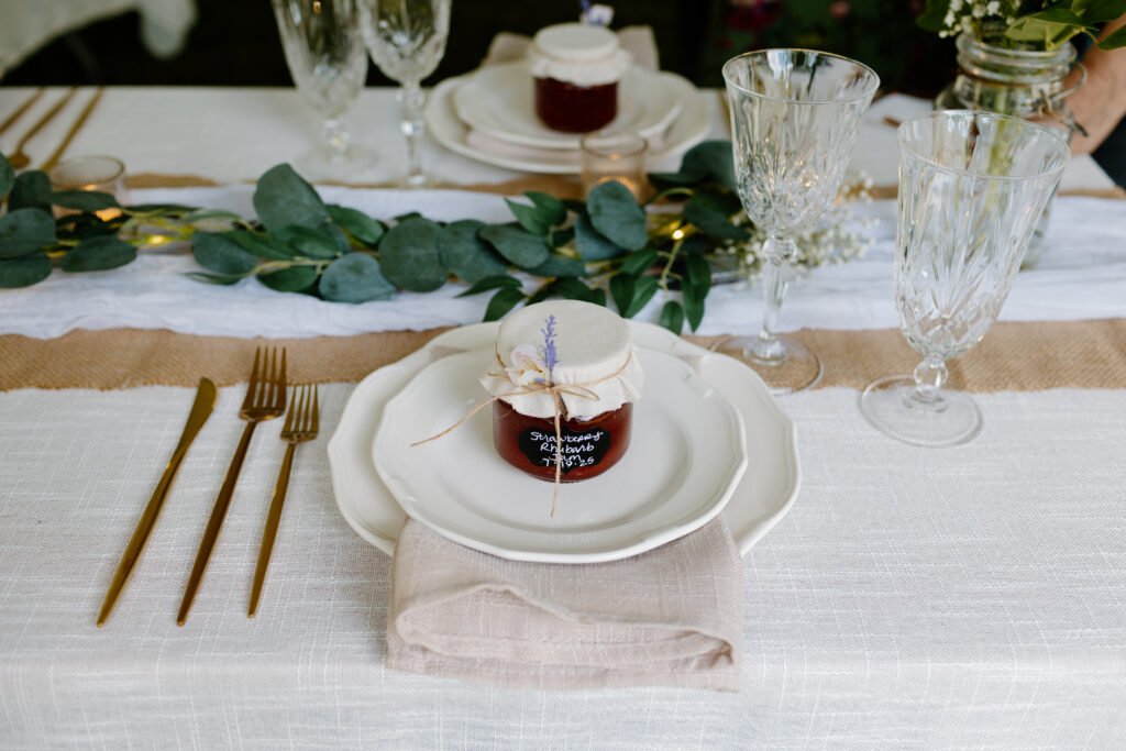 wedding table details