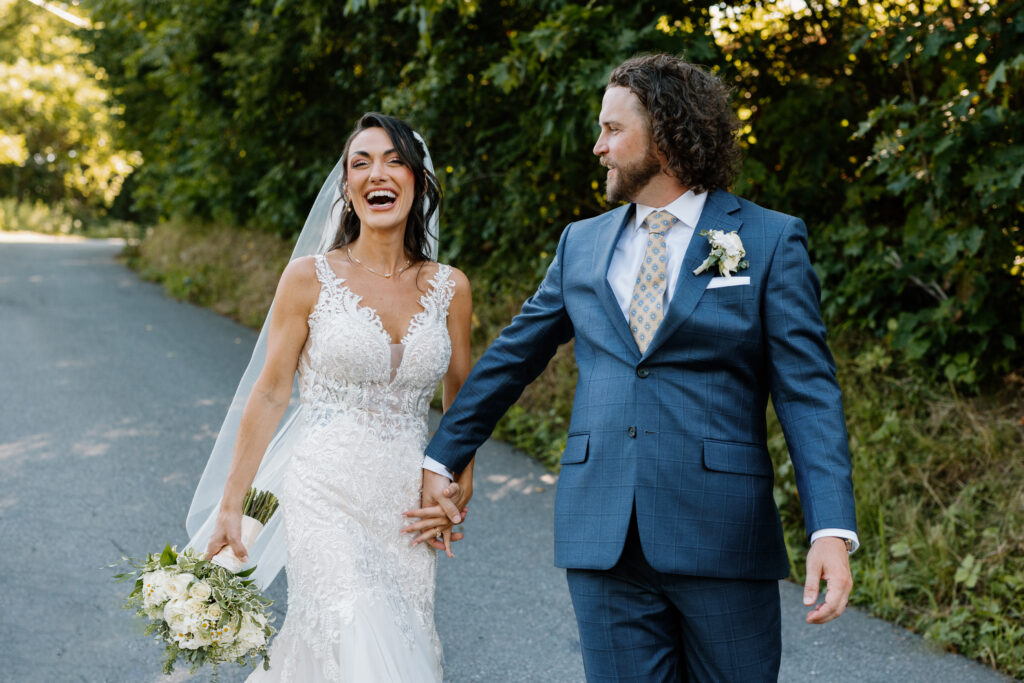 Jenna & Tyler at their North Adams MA wedding